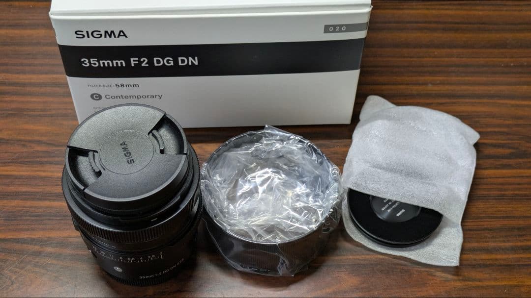 SIGMA【新同品】35mm F2 DG DN ソニー α Eマウント Sony