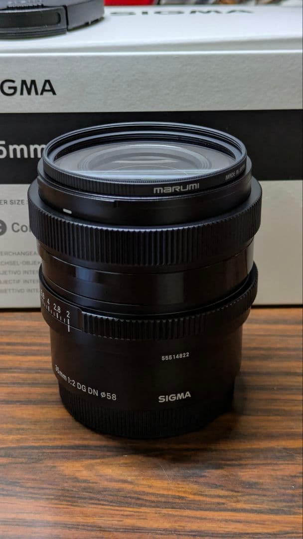 SIGMA【新同品】35mm F2 DG DN ソニー α Eマウント Sony