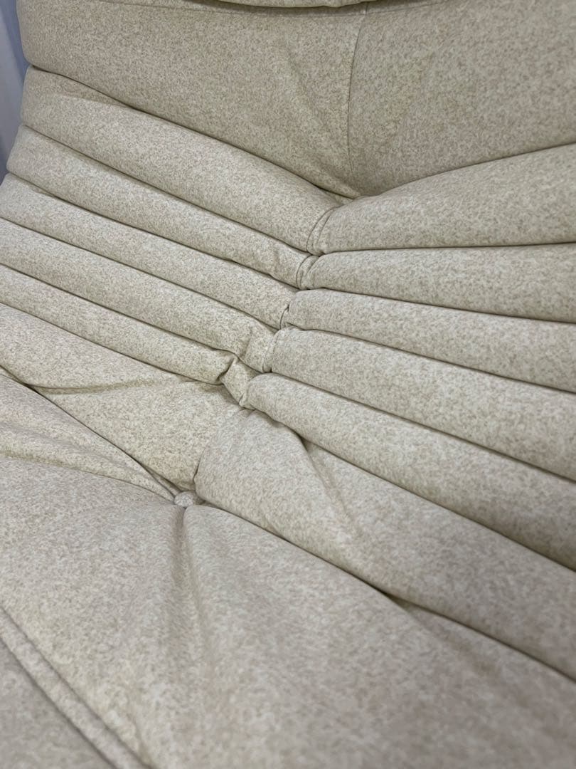 【はんはん】50周年記念トーゴ1人掛けソファ&パフ　セット販売その①