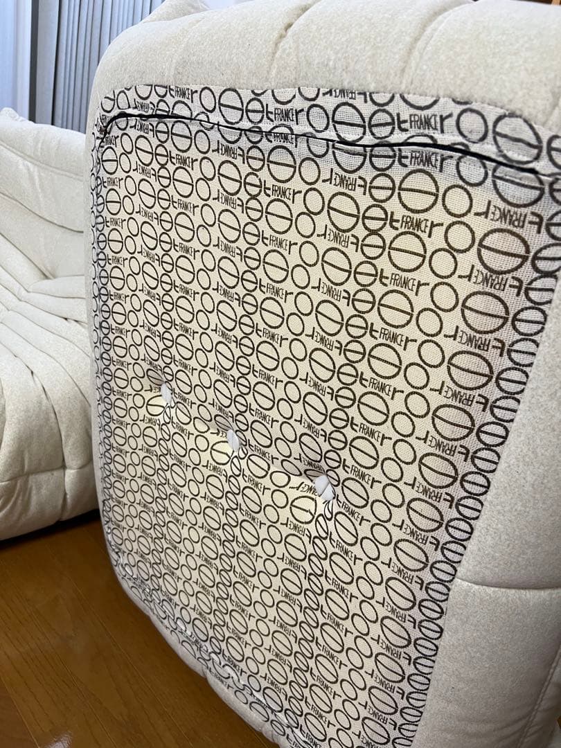 【はんはん】50周年記念トーゴ1人掛けソファ&パフ　セット販売その①