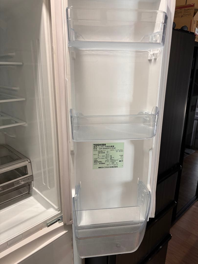東芝　冷蔵庫　冷凍庫　GR-M460FD TOSHIBA