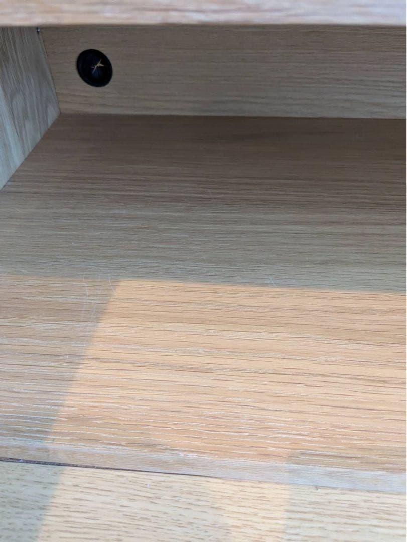 無印良品 スタッキングキャビネット Ｂセット テレビ台 オーク材 廃盤品