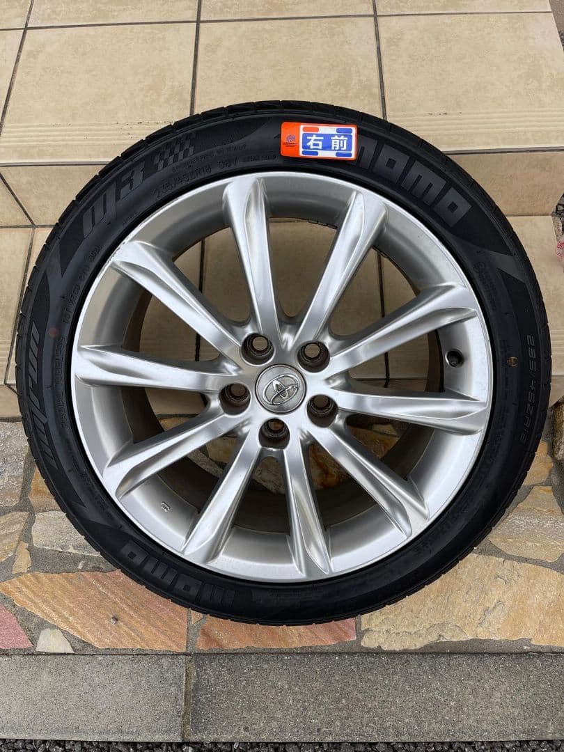 マークX GRX130 純正アルミホイール 18インチ