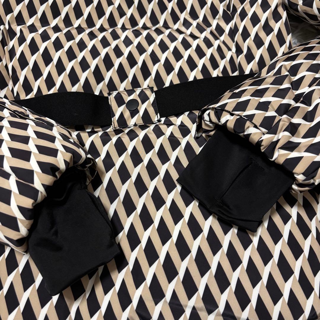 最新作 ZARA ski ザラスキー ジャケット 総柄 ベルト ダウン reco