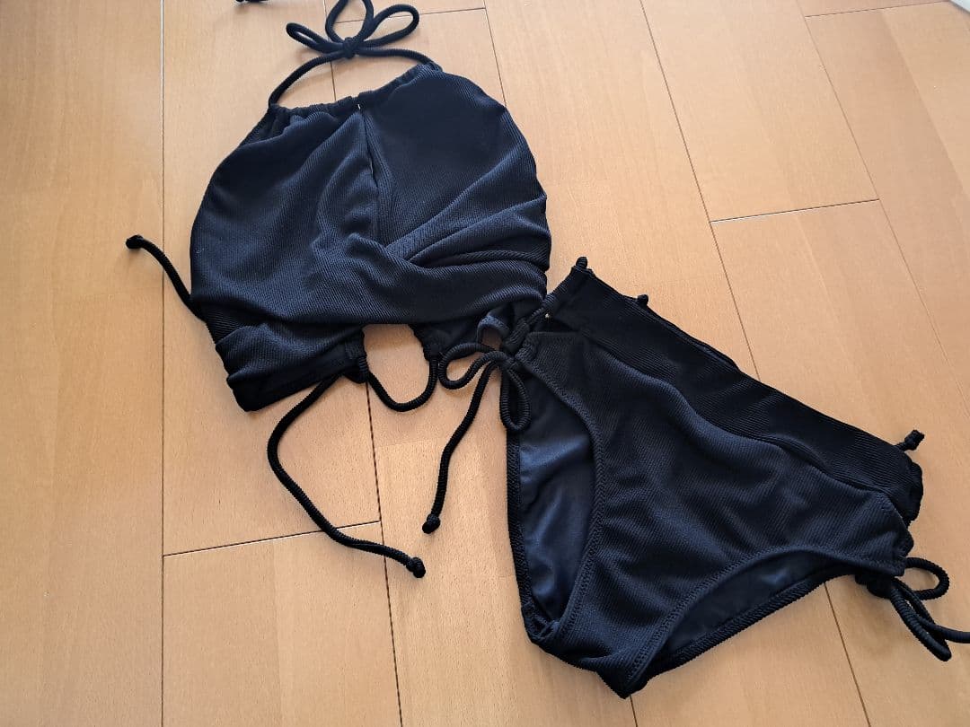 San-aiリゾート　ハイネック　ビキニ　ブラック