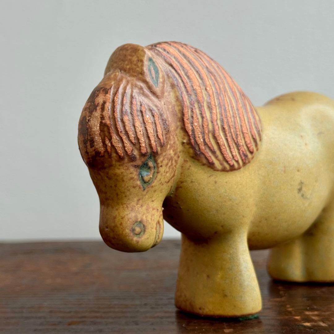 リサ・ラーソン/馬の置物/陶器/Lisa Larson/北欧ヴィンテージ/午年