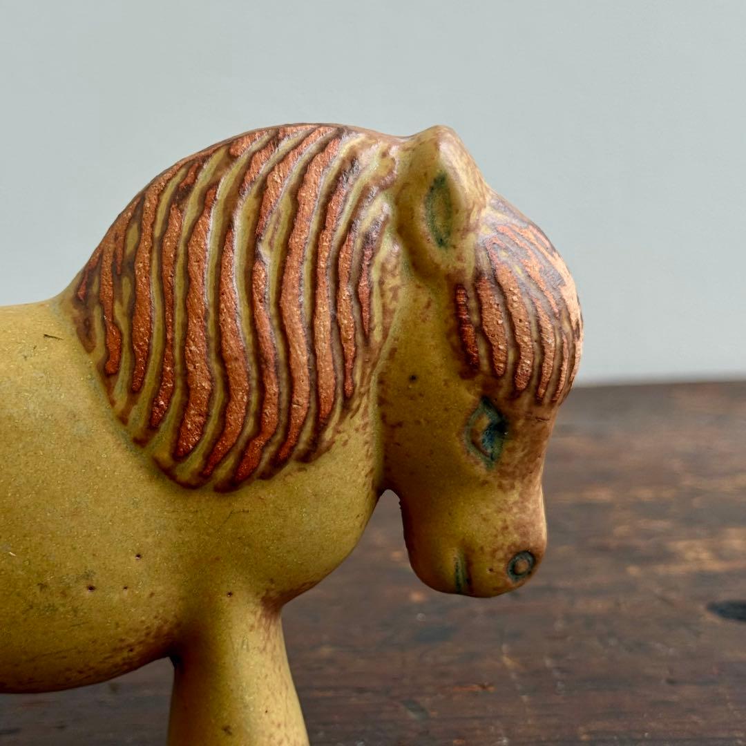 リサ・ラーソン/馬の置物/陶器/Lisa Larson/北欧ヴィンテージ/午年