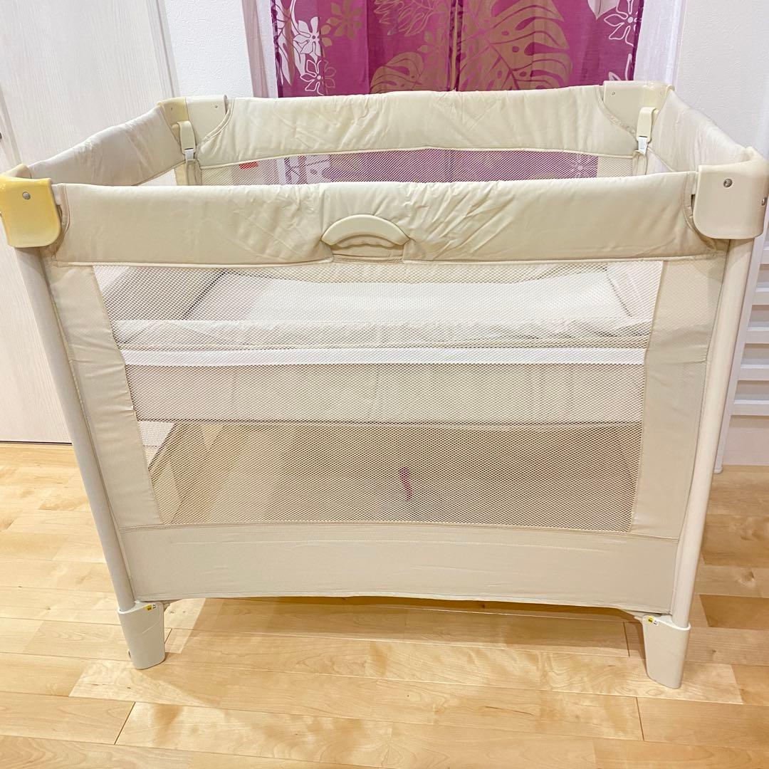【良品】アップリカ ココネルエアー　ベビーベッド
