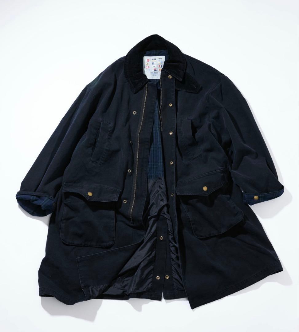 新品★NAUTICAノーティカヴィンテージライク クラッシュドダックコート