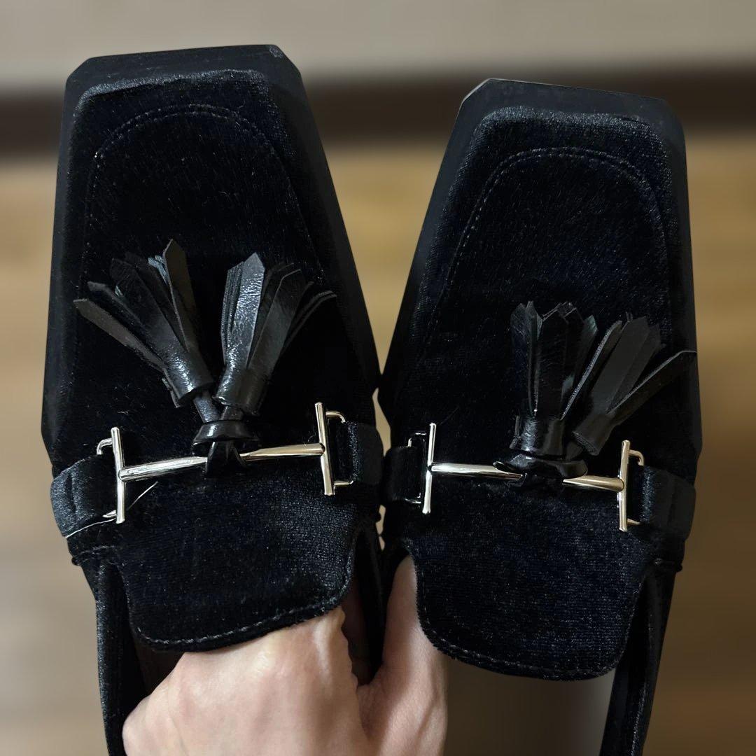 靴 AmeriVINTAGE UNDANGULARSOLETASSEL LOAFER