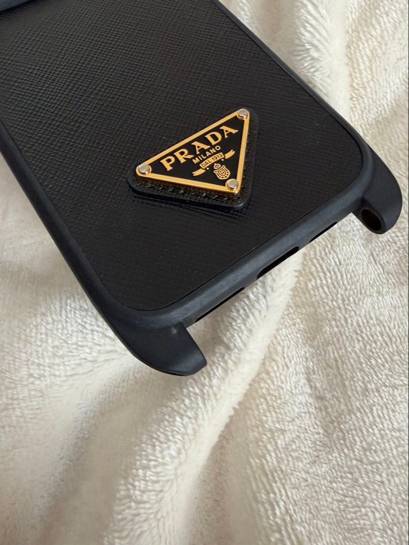 PRADA ブラック iPhone14Pro ケース ハード
