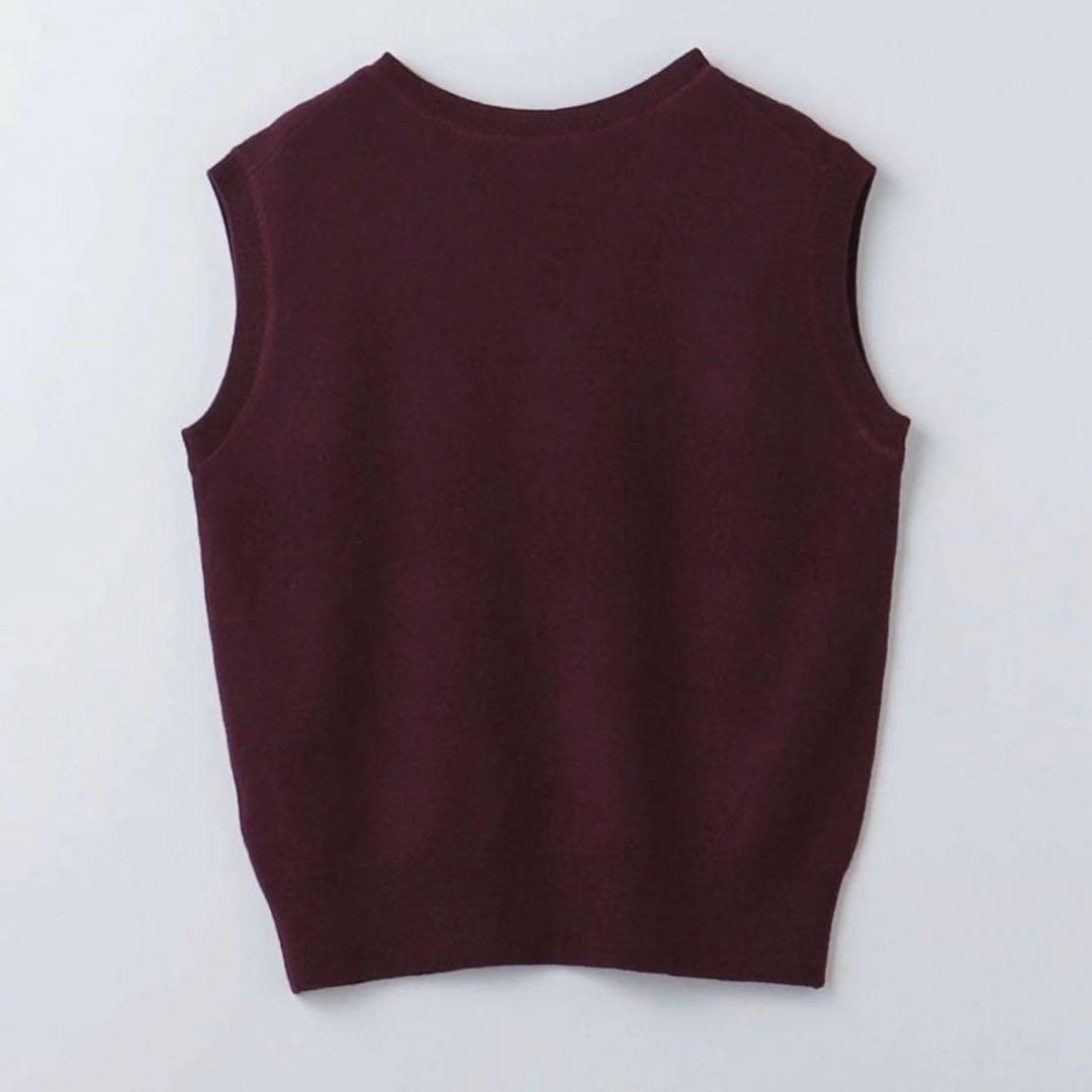 値下げ 新品未使用 6 （ROKU）ウールボイル ニットベスト