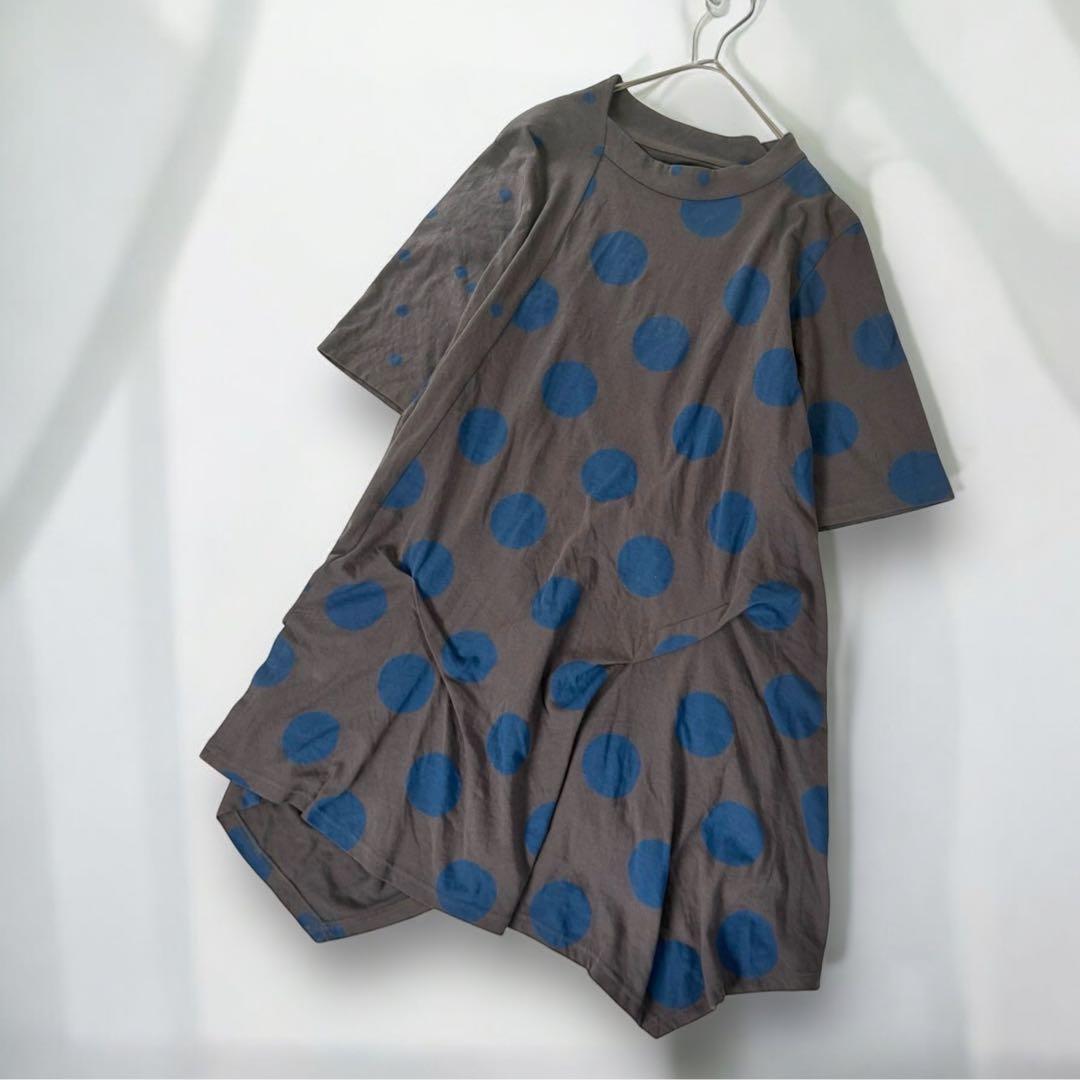 センソユニコ 慈雨 2023年購入 ドット柄 変形 チュニック ワンピース 40