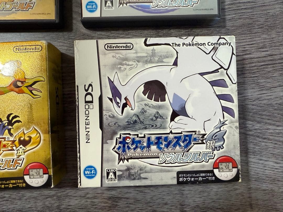 DS ポケットモンスター ハートゴールド & ソウルシルバー ポケウォーカー有り