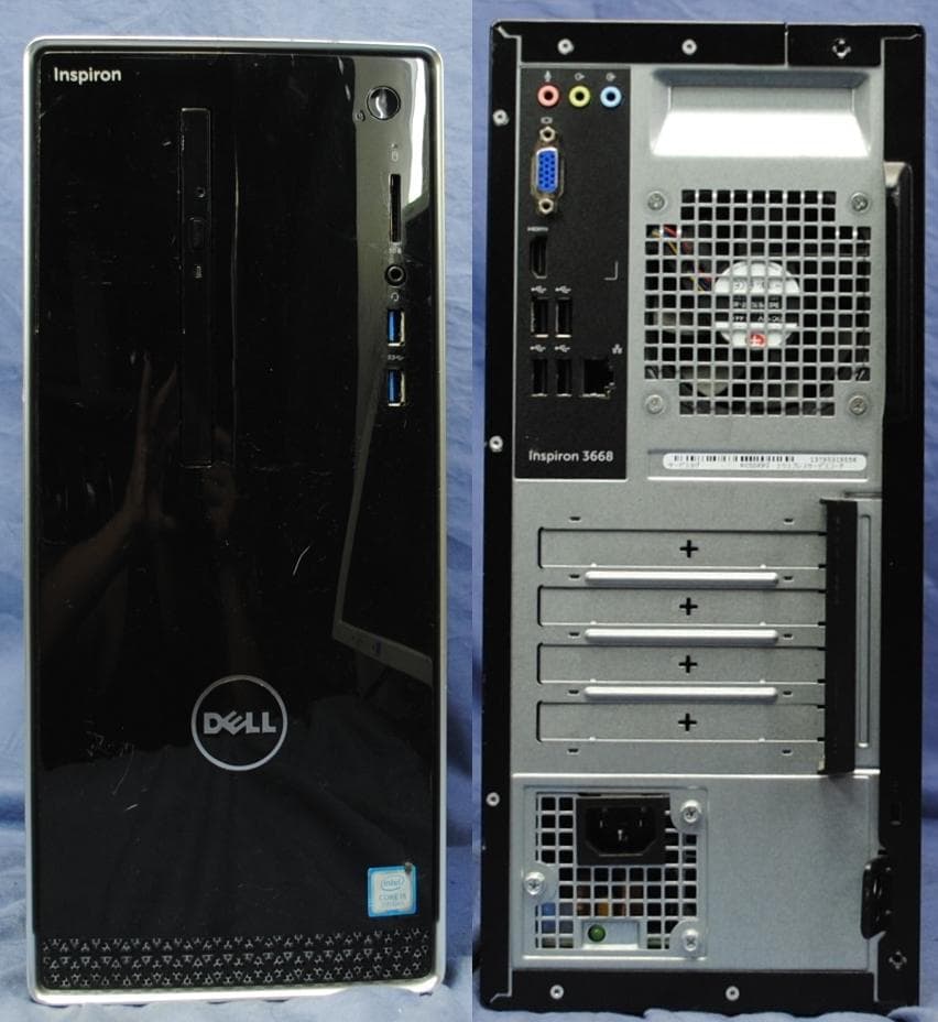 即戦力!Inspiron 3668/SSD+HDD 無線Wi-Fi Office
