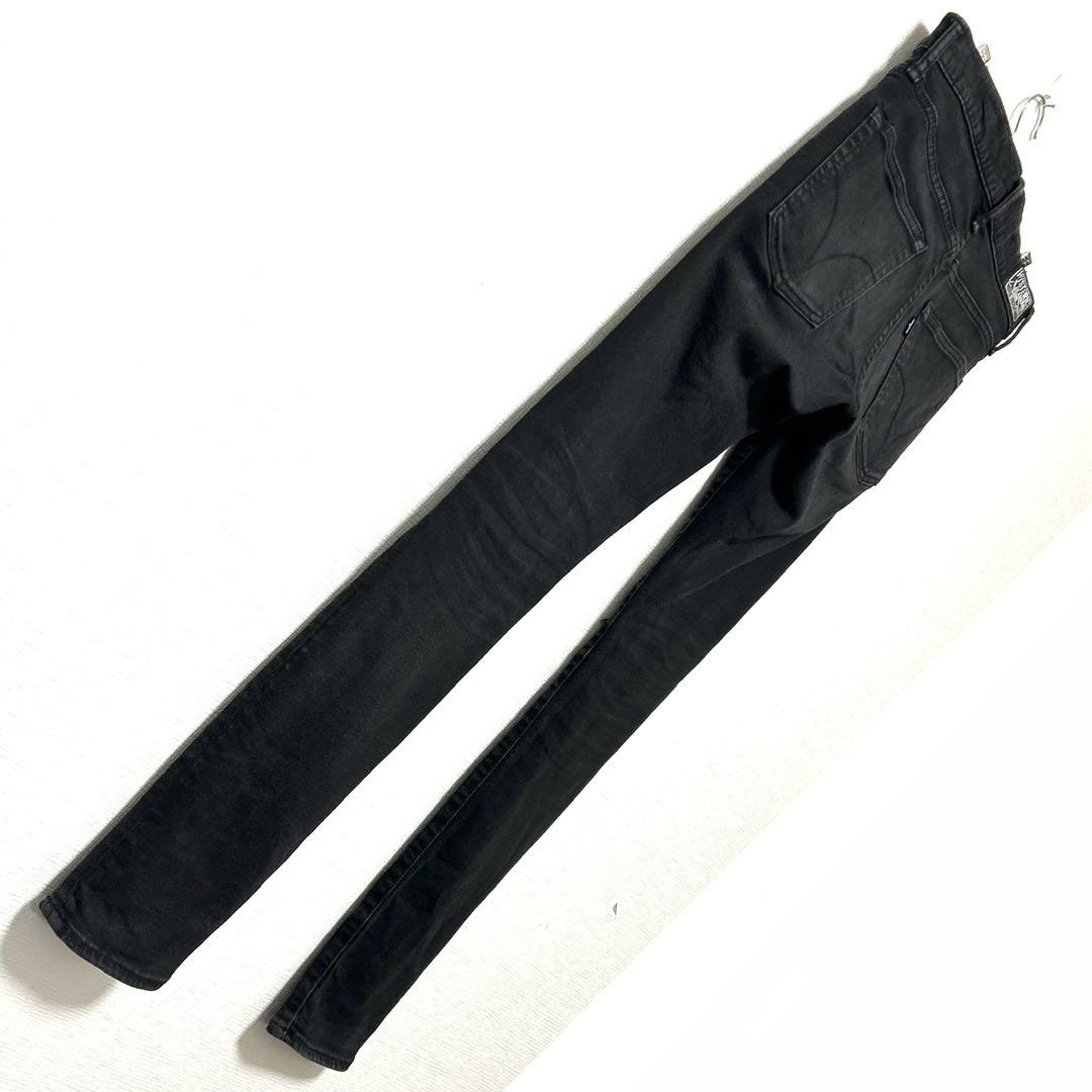 HYSTERIC GLAMOUR　リメイクスリムパンツ　ストレッチダメージデニム