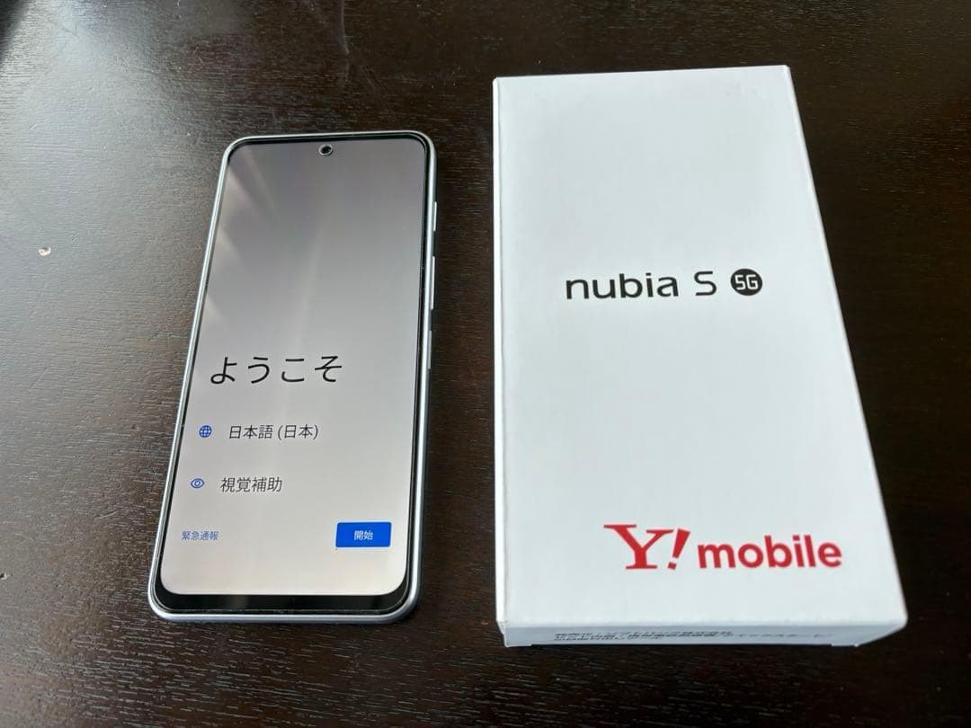 [美品]nubia S 5G Y!mobile ホワイト　⑦