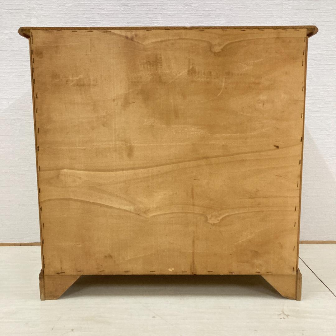 イギリス　アンティーク　４段チェスト　タンス　収納