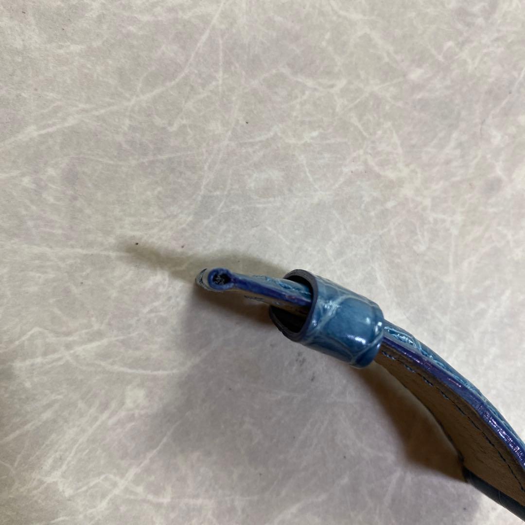 正規品 PANERAI 腕時計 ベルト 新品未使用 水色 ブルー レザー 本革