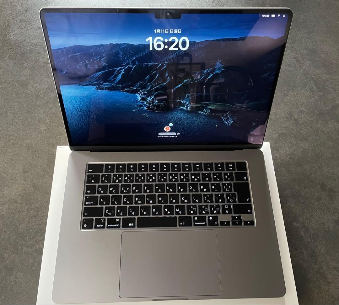 【美品】MacBook Air 15インチ M2 16GB 512GB