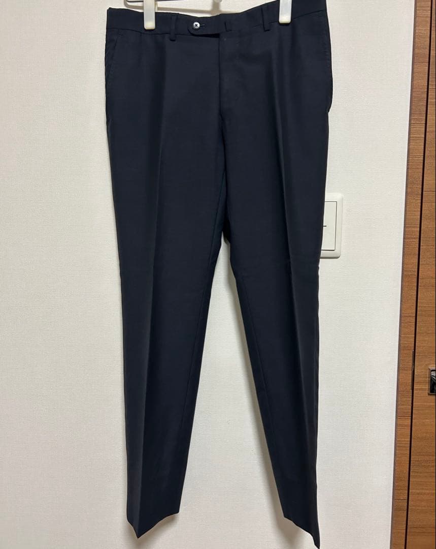 【美品】BEAMS F スーツ Mサイズ　ソリッドネイビー