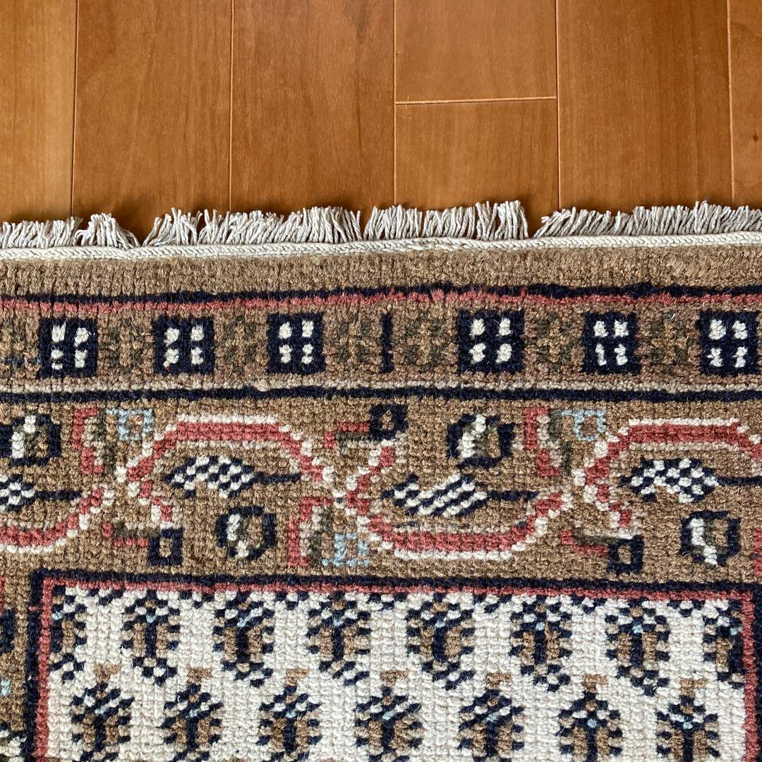 ヴィンテージラグ　トライバルラグ　インド　ランナー