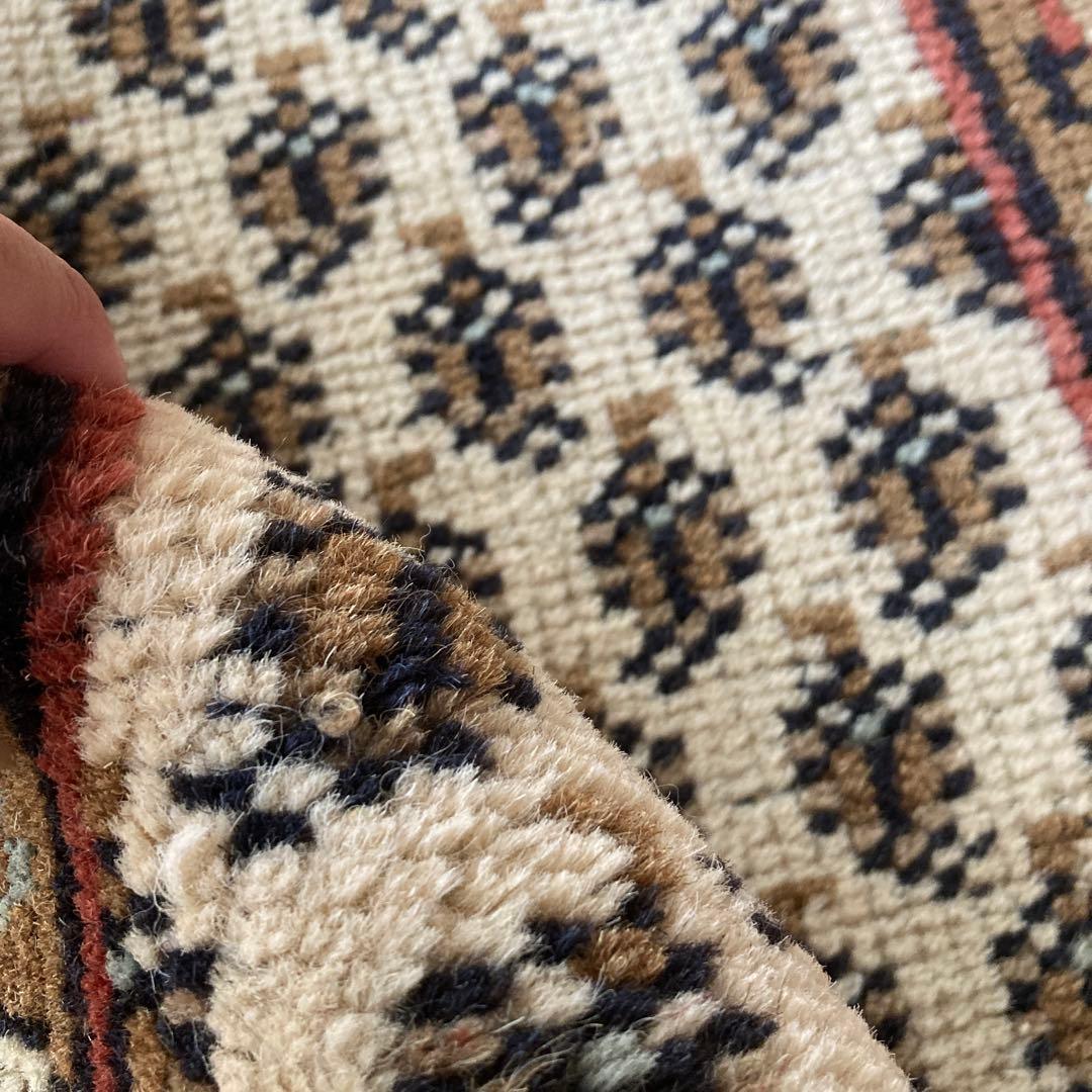 ヴィンテージラグ　トライバルラグ　インド　ランナー