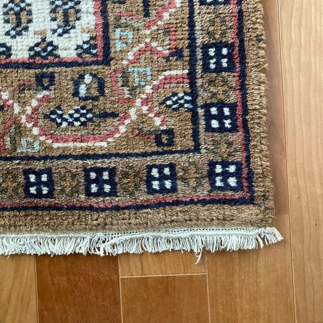 ヴィンテージラグ　トライバルラグ　インド　ランナー