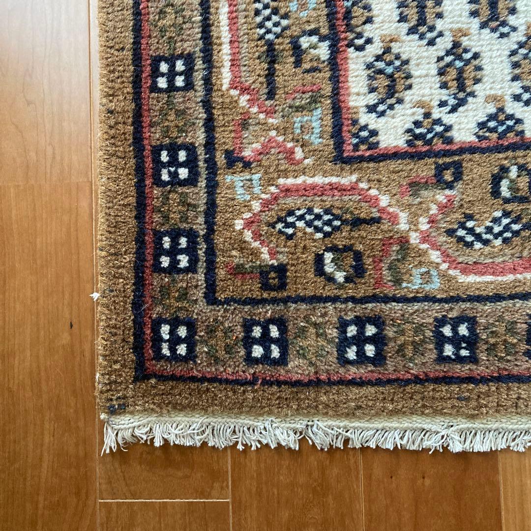 ヴィンテージラグ　トライバルラグ　インド　ランナー