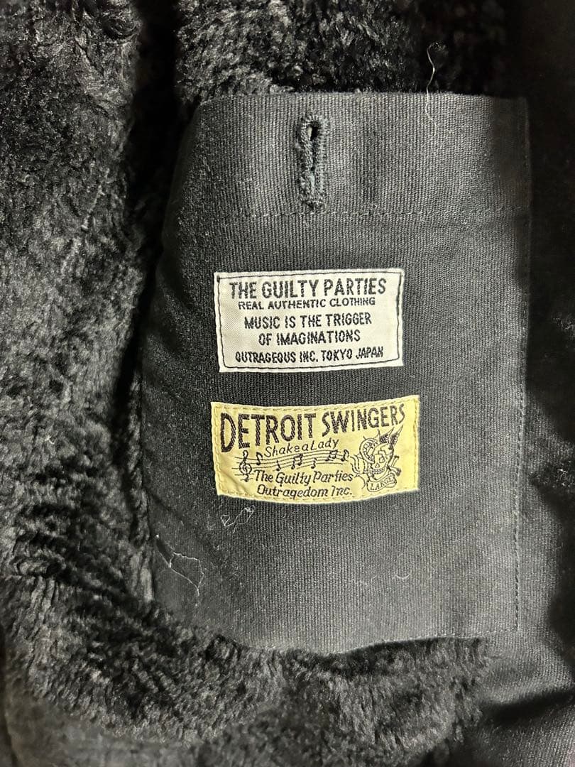 Guilty Parties ミリタリージャケット ブラック