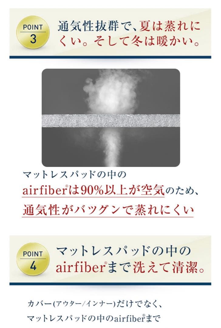 【新品未開封】 エアウィーヴ スマート01 シングル