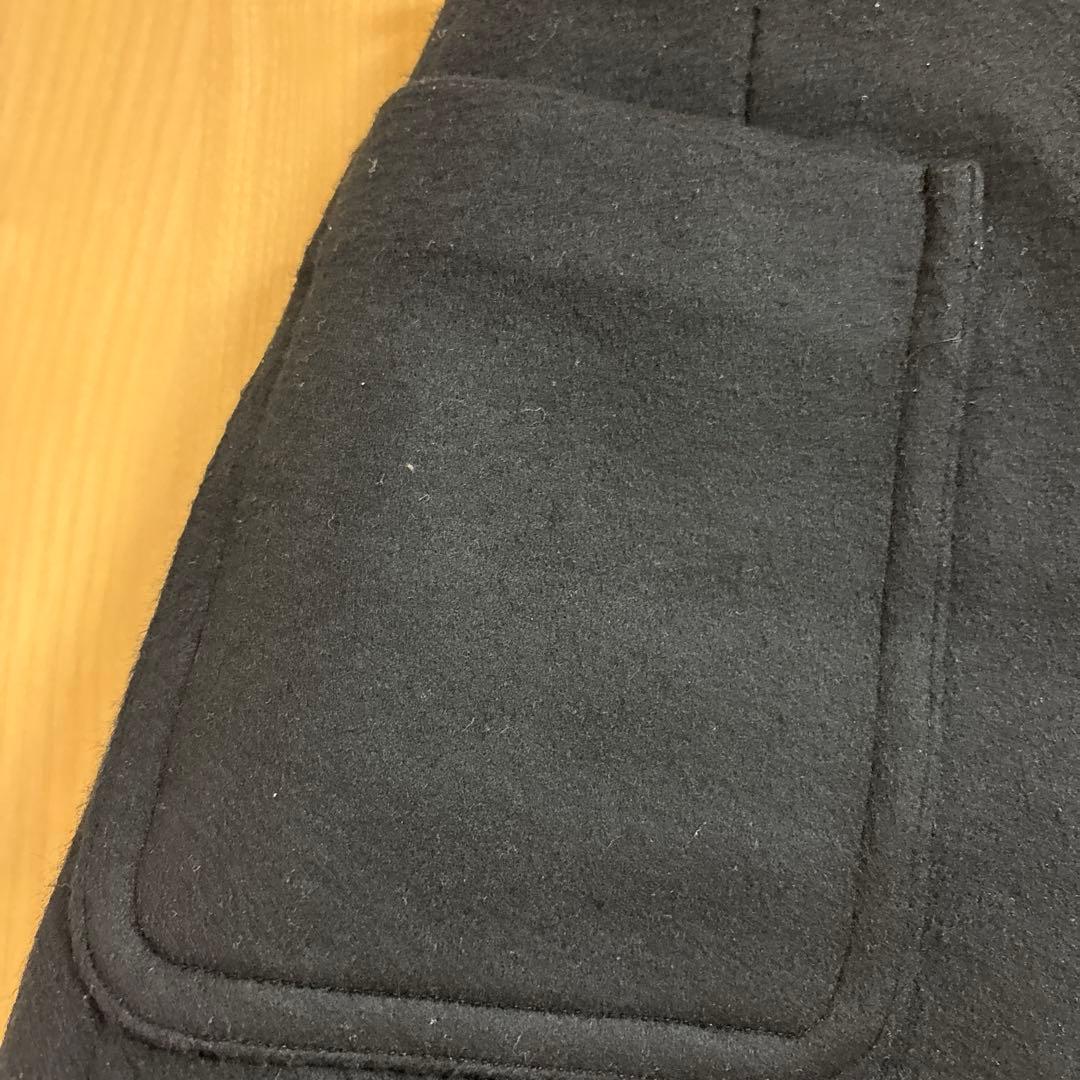 yori ポケットウールミニスカート　38サイズ　ブラック