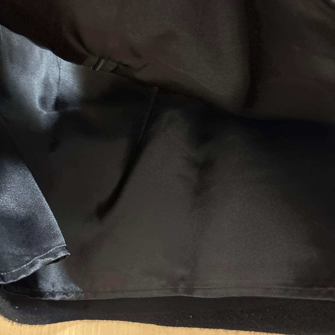 yori ポケットウールミニスカート　38サイズ　ブラック