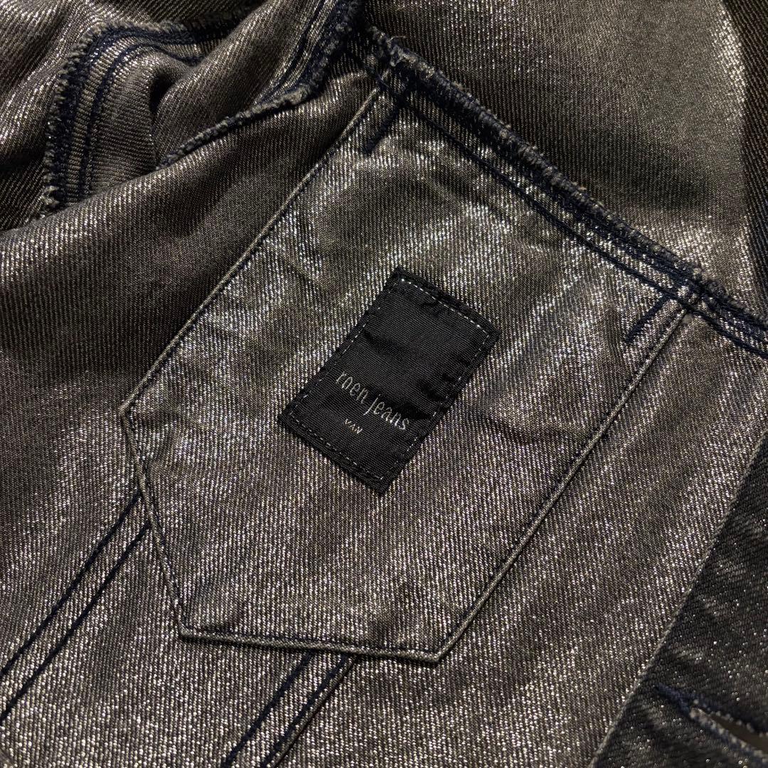 ジャケット・アウター 00s roen coating damage denim jacket y2k