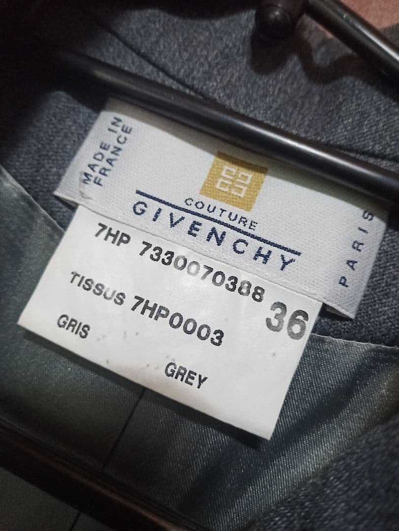 GIVENCHY ジバンシィ ダークグレーテーラードジャケット ダブル