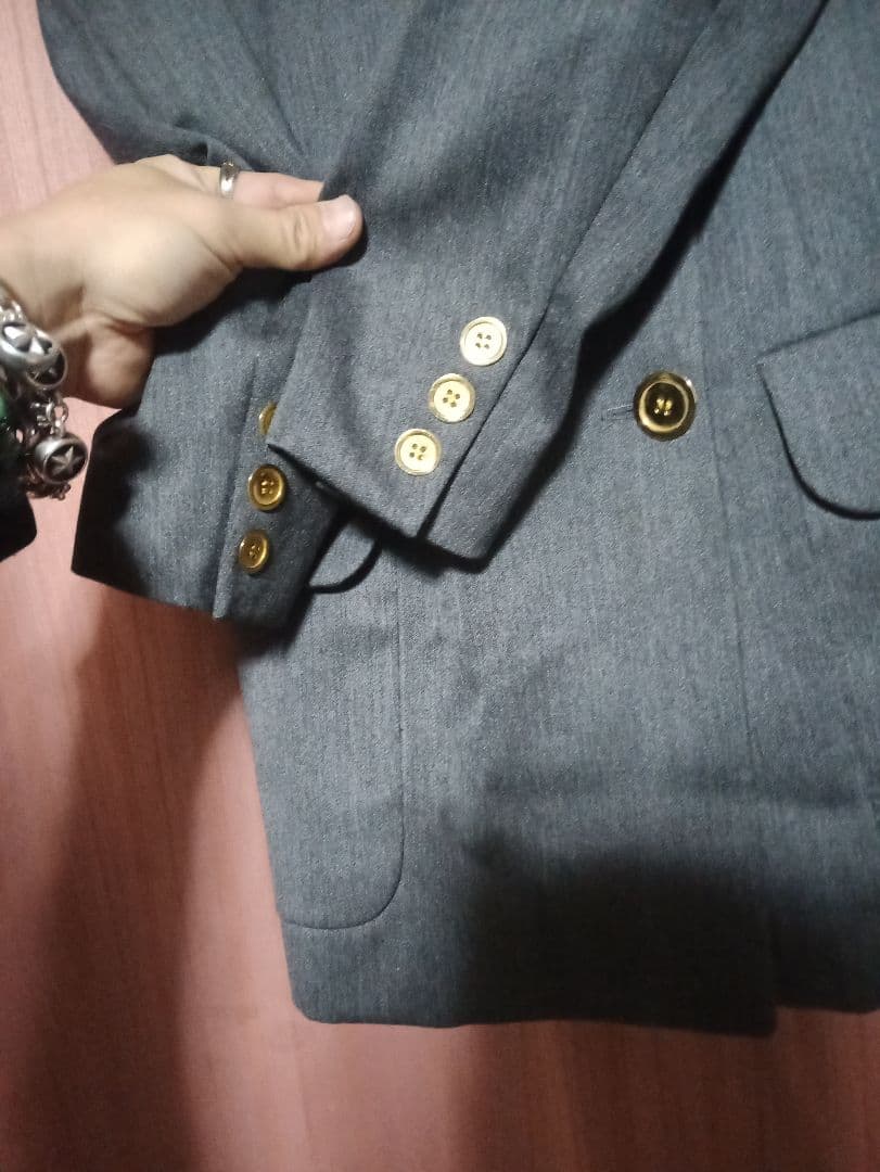 GIVENCHY ジバンシィ ダークグレーテーラードジャケット ダブル