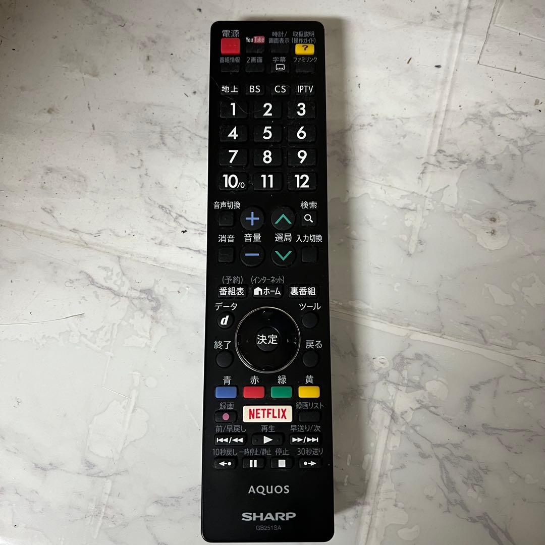 全国送料込❣️シャープ国内製造60型4KテレビYouTube.Netflix