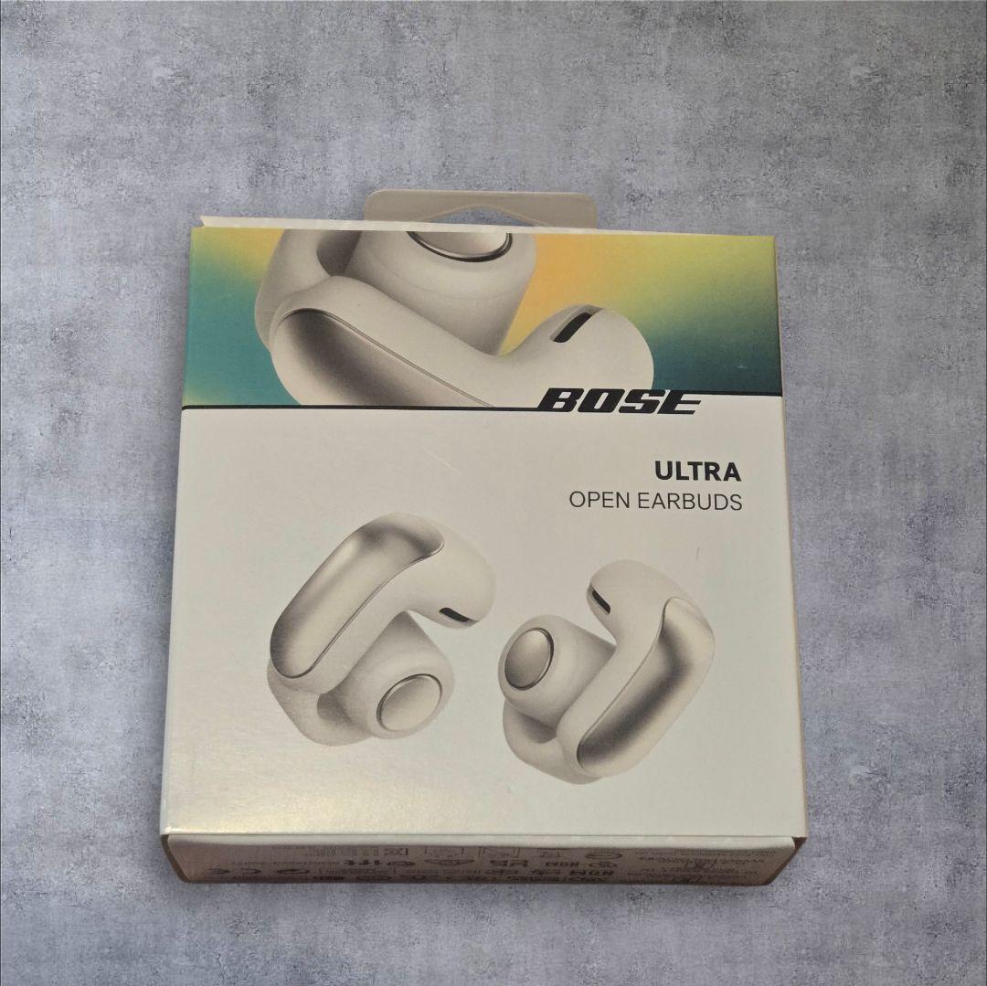 ✴︎新品未開封 BOSE Ultra Open Earbuds ホワイト 保証書