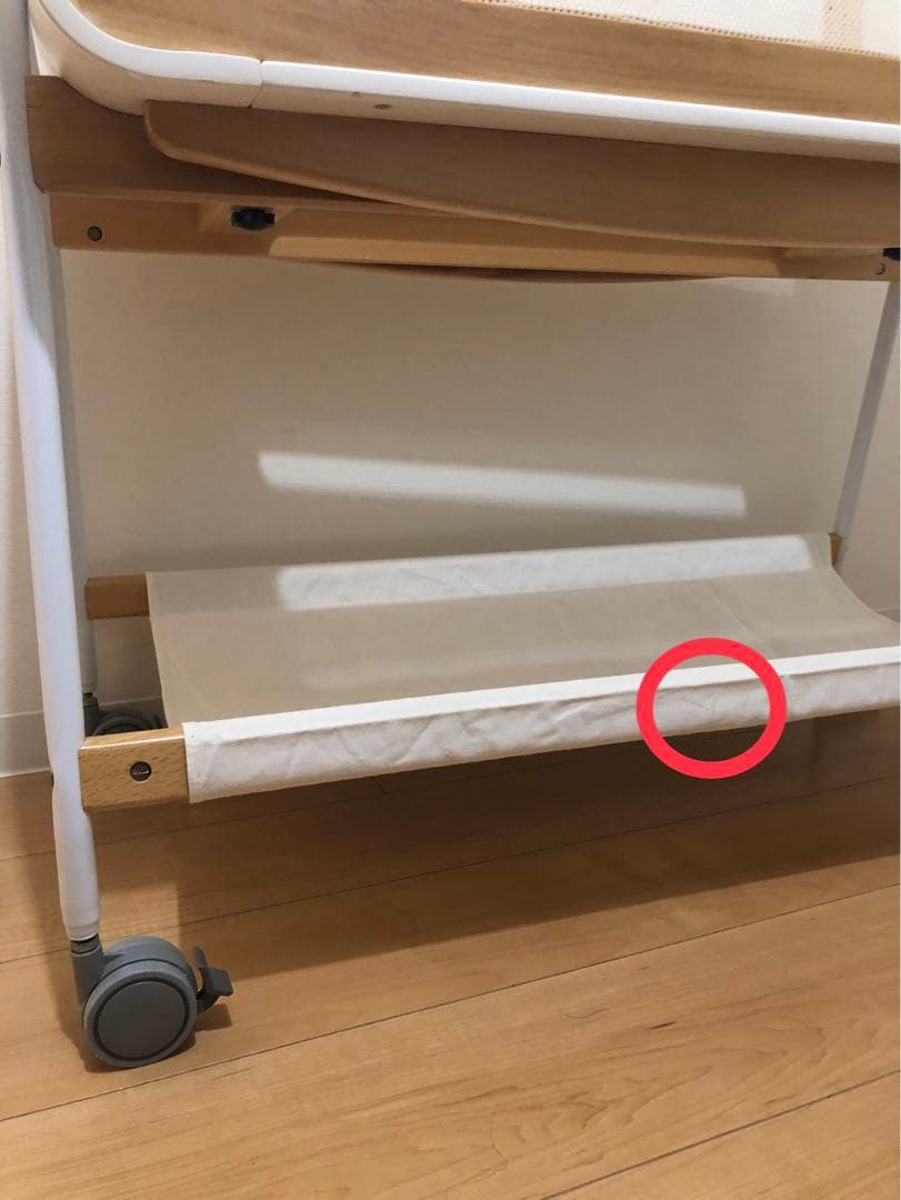 【値下げ中】リリワゴン 大和屋 ベビーベット ゆりかご 新生児 ホワイト