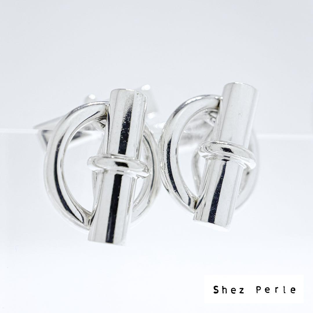 ⚪︎HERMES エルメス シェーヌダンクル カフス カフリンクス シルバー925