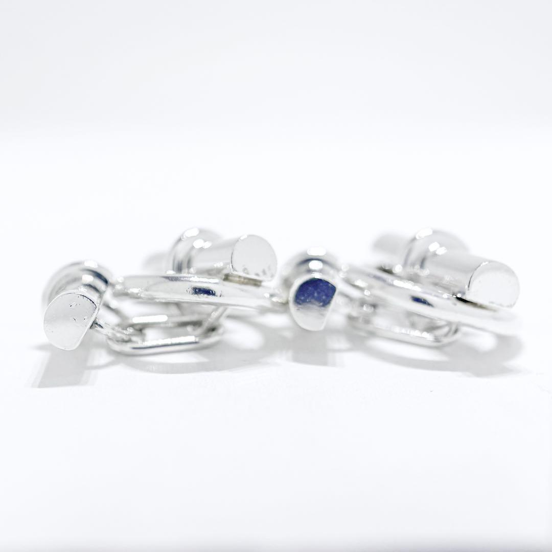 ⚪︎HERMES エルメス シェーヌダンクル カフス カフリンクス シルバー925