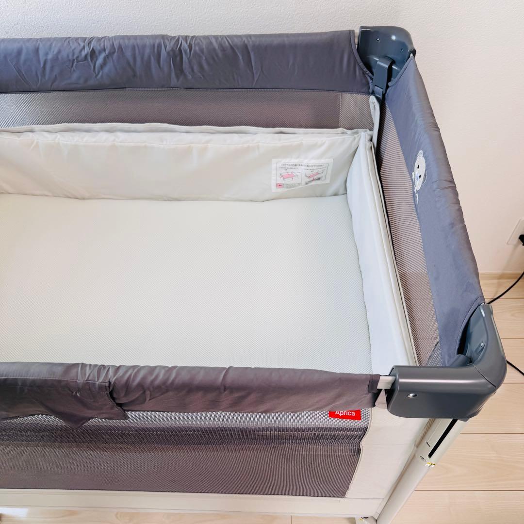 美品！アップリカ ココネルエアー ベビーベッド