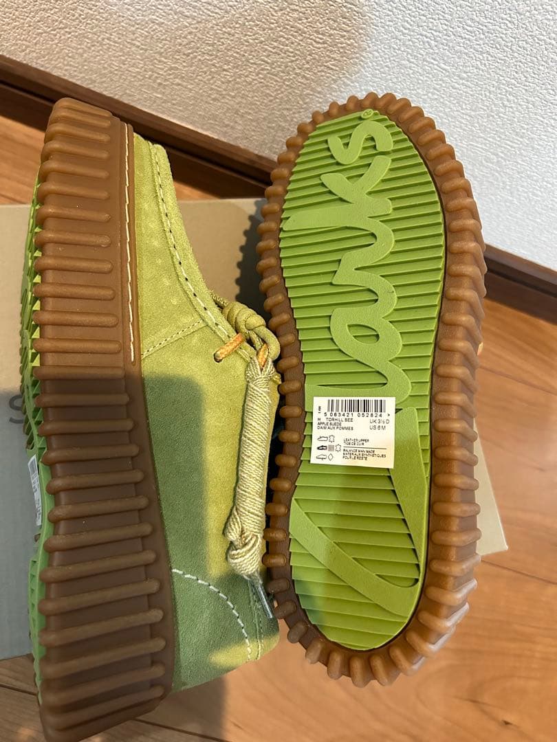 Clarksクラークストーヒルビー未使用　アップルスウェード
