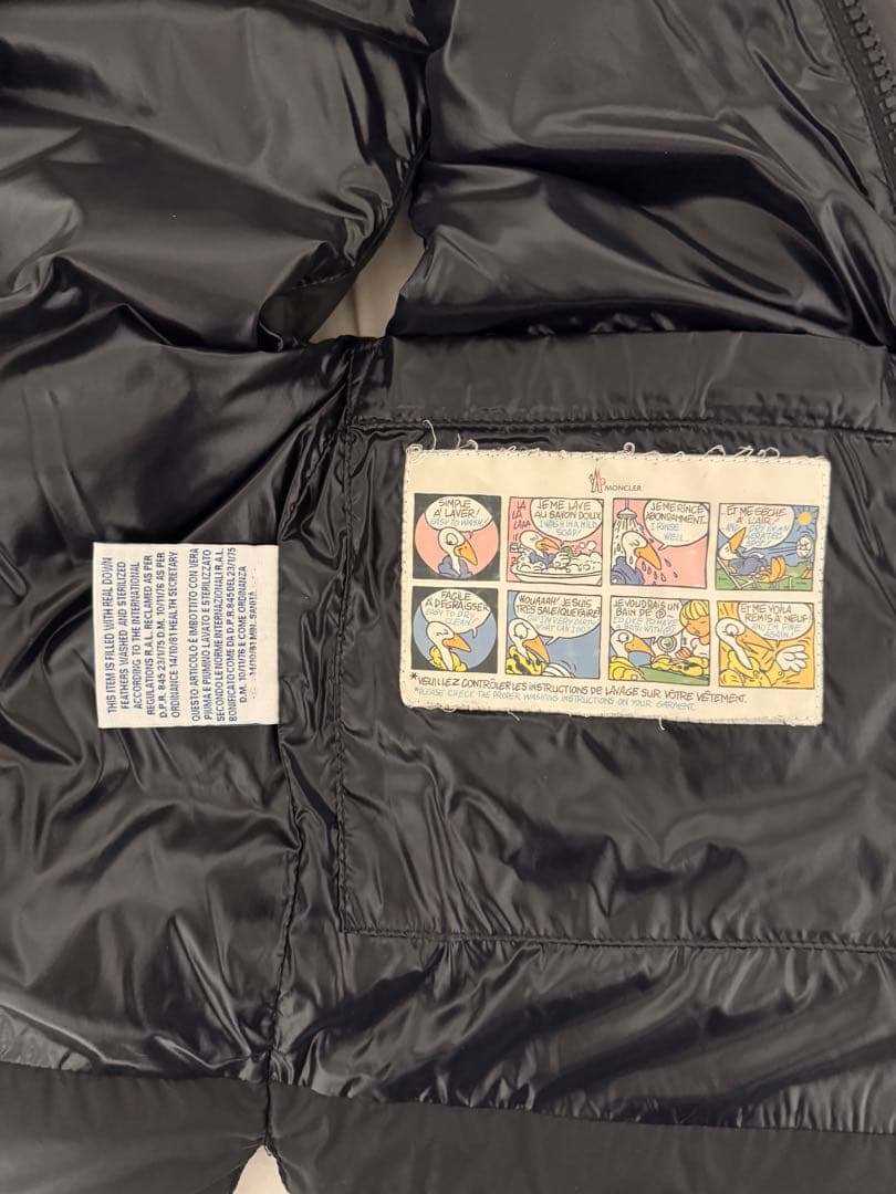 M　MONCLER モンクレール TIB ダウンベスト 1 ブラック