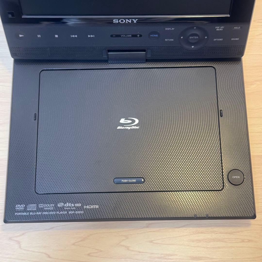 美品 SONY ポータブルBlu-rayプレーヤー BDP-SX910