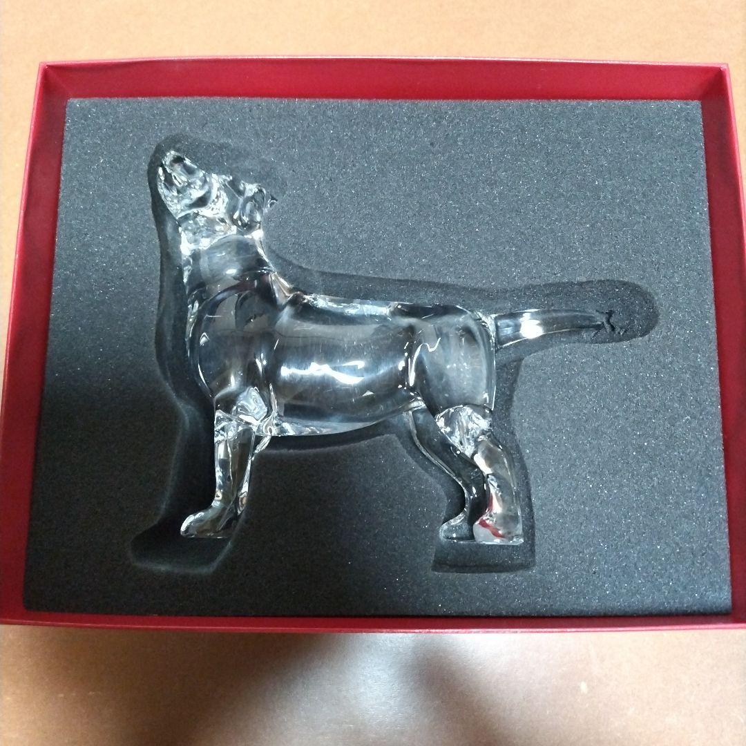 バカラ クリスタル ラブラドール　フィギュアリン　犬　ドッグ