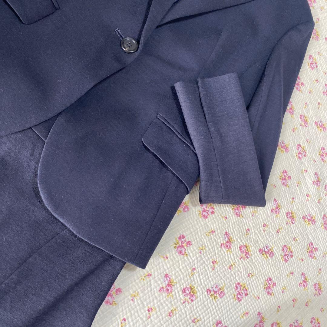 アンタイトル スカートスーツ 2 W70 濃紺 ストレッチ 営業職 春秋 DMW