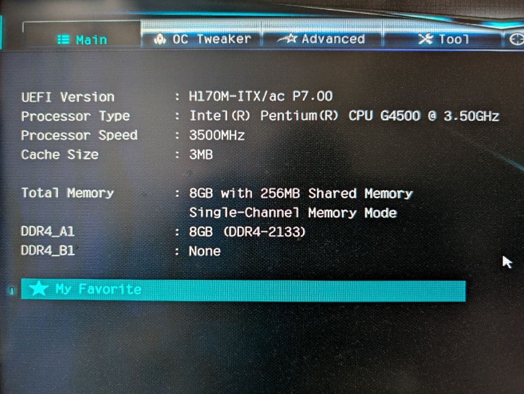 Windowsデスクトップ ZENO NT-TX2000 H170M-ITX/ac G4500