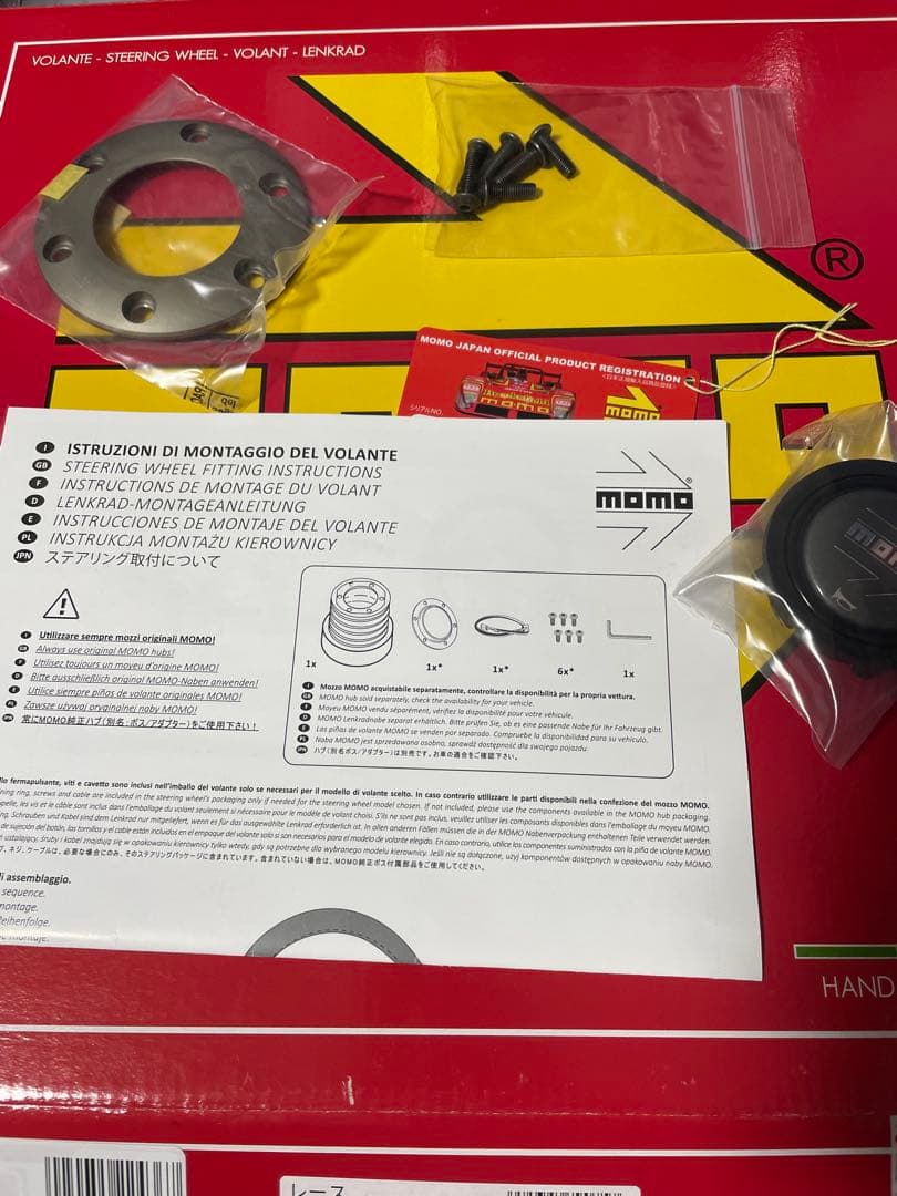 MOMO RACE 350mm モモ ステアリング レース　正規品　ほぼ新品