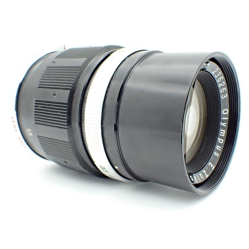 【動作確認済】OLYMPUS ペン用 100mm f3.5純正フード&キャップ付